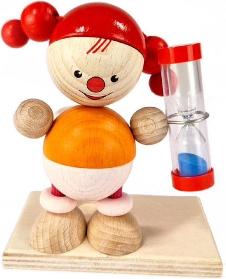 Hess hourglass doll Lucia for measuring toothbrushing time