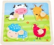 Babu wooden farm puzzle for children