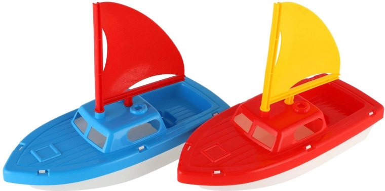 Plastist purjekas lastele vette 12 × 21 cm, 2 värvi