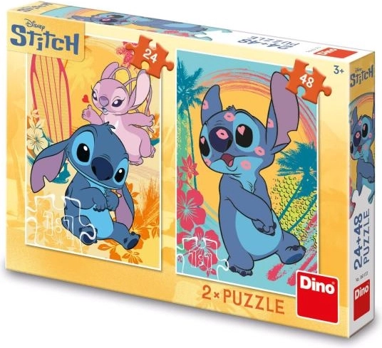 Armunud STITCH laste pusle 24 ja 48 tükiga