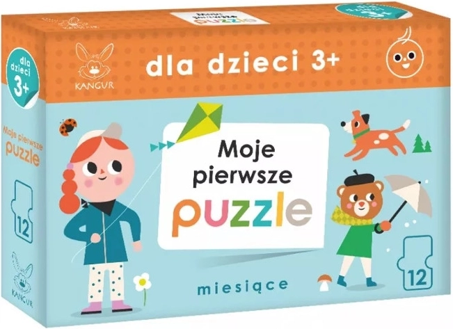 My First Puzzle for Kids 3+ – Large Floor Jigsaw 80 cm, 12 Pieces