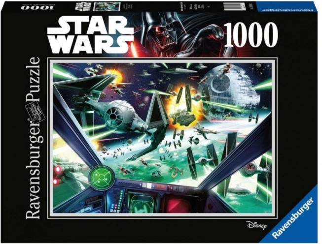 Ravensburger pusle Star Wars: X-Wing kokpit 1000 tükki