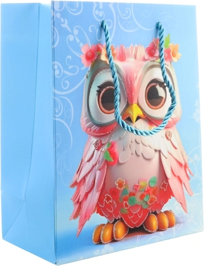 Sturdy paper bag with comfortable handles