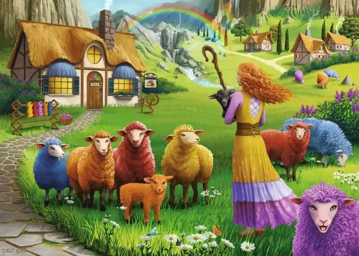 Ravensburger puzzle Colorful Wave 1000 pieces