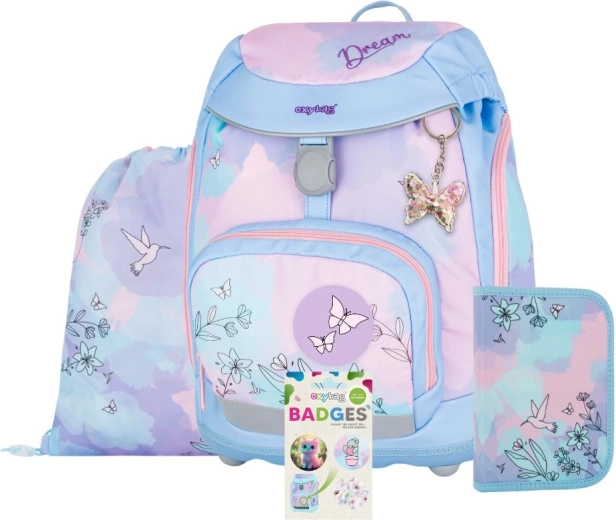 Koolikomplekt 4-osaline OXYBAG Sherpy Koolibri