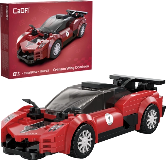 CaDA ehituskomplekt võidusõiduauto Crimson Wing Dominion – 158 osa