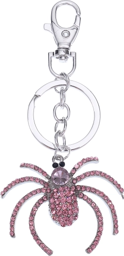 Silver Spider Keychain Pendant