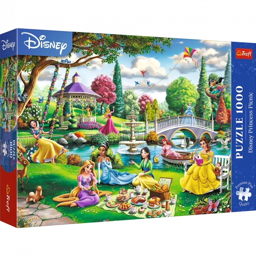 Premium puzzle 1000 tükki – piknik DISNEY printsessiga