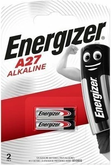 Energizer A27 leelispatarei 12 V, 2 tk