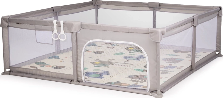 Suur mängupind ja hingavad võrkvõrgust seinad