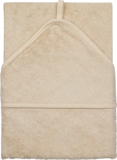 Timboo hooded towel XXL 95 × 95 cm frosted almond