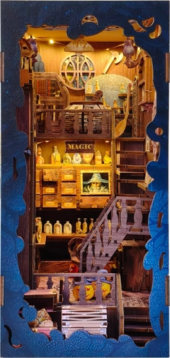 3D Bookend Puzzle – Magical Library
