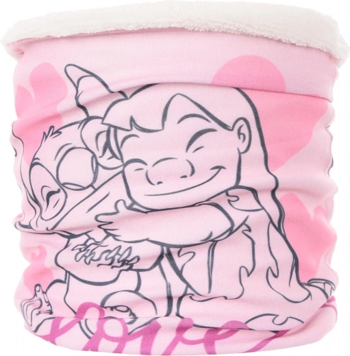 Laste kaelasall Lilo ja Stitch, roosa