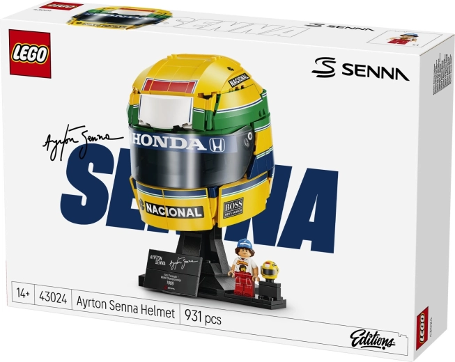 Ayrton Senna minifiguur pakendis