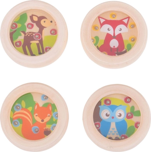 Bigjigs Toys minilabürint loomadega – metskits