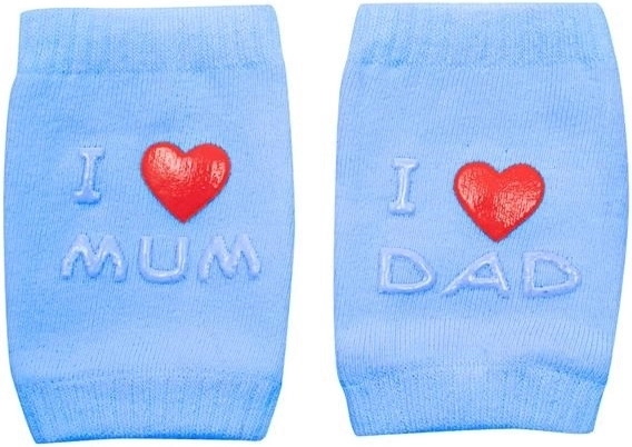 Laste põlvekaitsmed ABS-iga I Love Mum & Dad – sinised