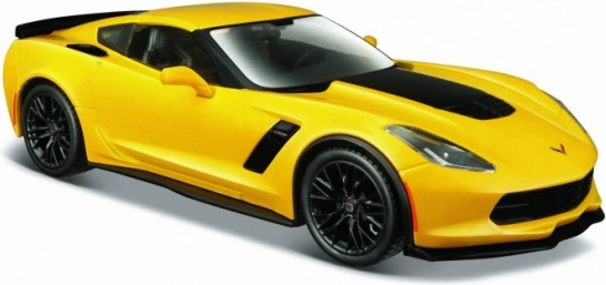 Maisto Corvette Z06 die-cast model 1:24 yellow