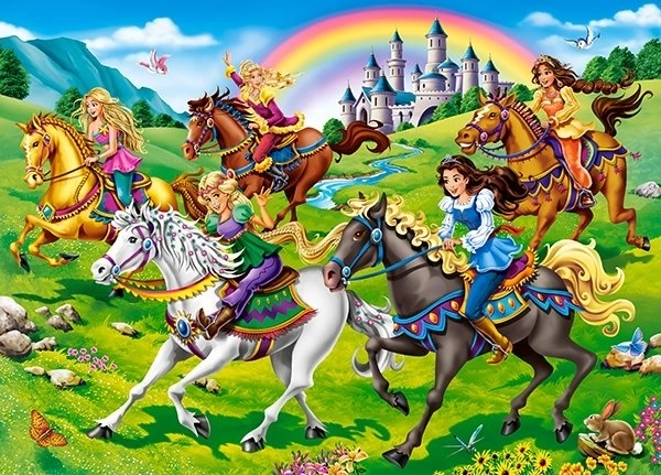 Puzzle Princess Horse Ride 260 pieces