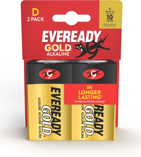 Energizer Eveready Gold leelispatarei D (LR20)