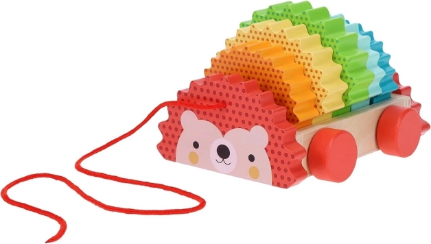 Wooden Pull-Along Hedgehog by Petit Collage