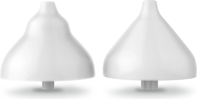 Soft silicone tips and easy cleaning