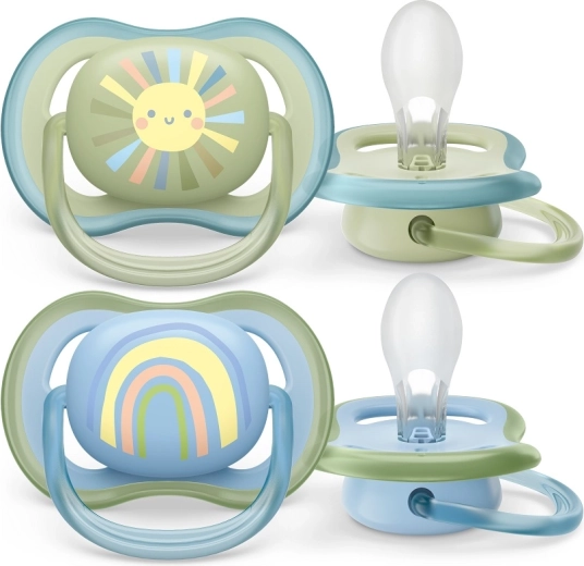 Philips Avent lutt Ultra Air vikerkaare pildiga, 0–6 kuud, 2 tk
