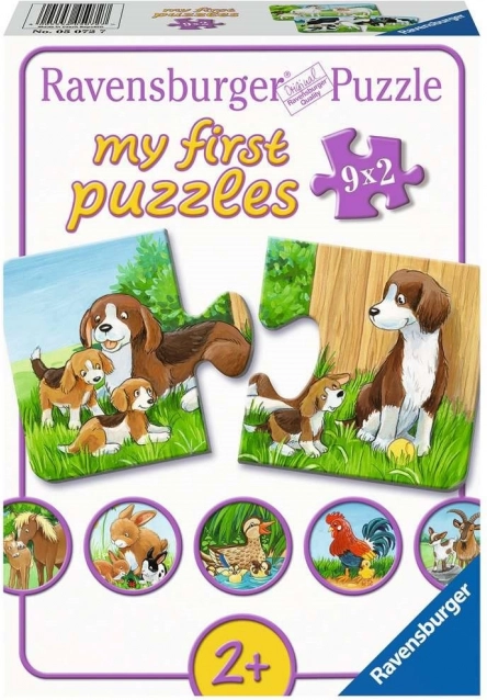 RAVENSBURGER My First Puzzle Animal Families 9x2 pieces