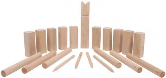 Viikingimäng Kubb Arthur – puidust õues komplekt small foot