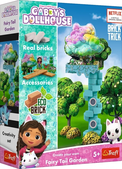 Brick construction set BRICK TRICK – Gabby's Dollhouse: Magical Garden (34 pieces) by TREFL