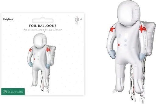 Fooliumõhupall Astronaut 45 × 81 cm (motiivide valik)