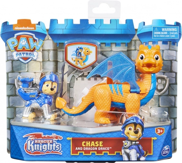 Paw Patrol Vaprad rüütlid – kutsikafiguur ja draakon (assortii)