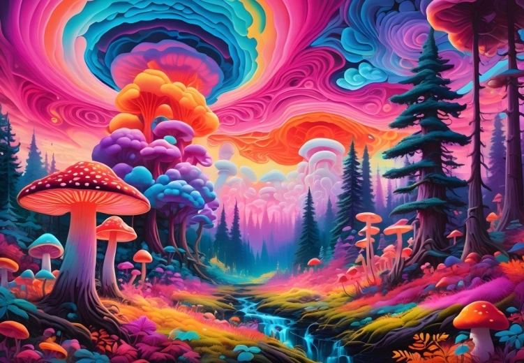Mushroom Forest Puzzle 1000 Pieces