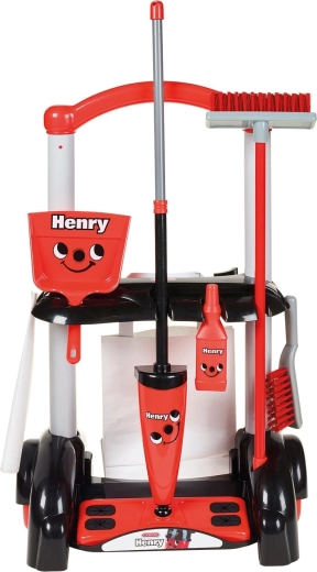Wheeled trolley with practical storage space
