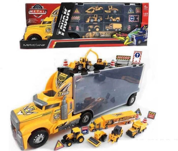 Veoauto veduk koos mudelautodega 1:64