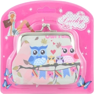 Kids’ Wallet with Owls
