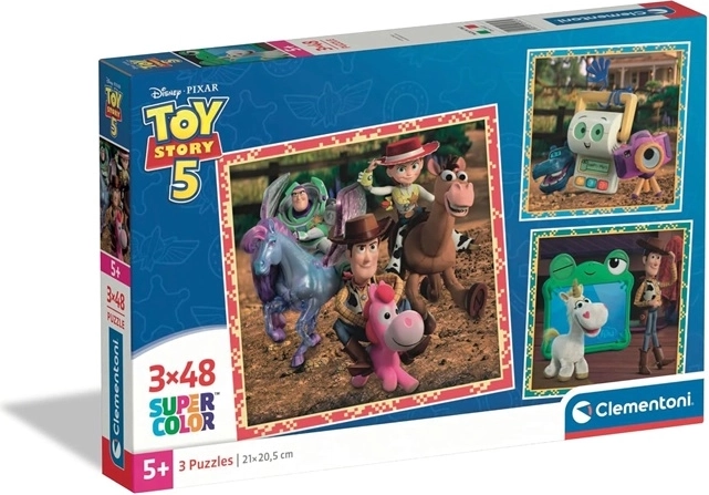 Clementoni Toy Story laste pusle Square 3×48 tükki