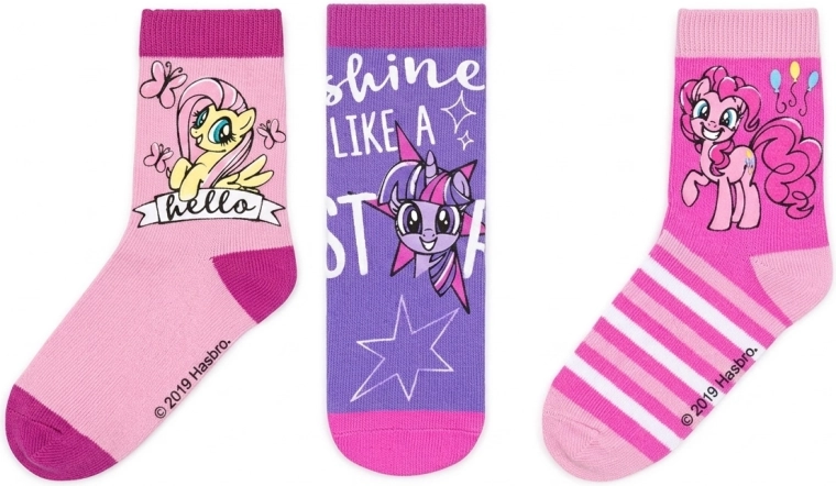 Laste sokid My Little Pony – 3 paari komplekt