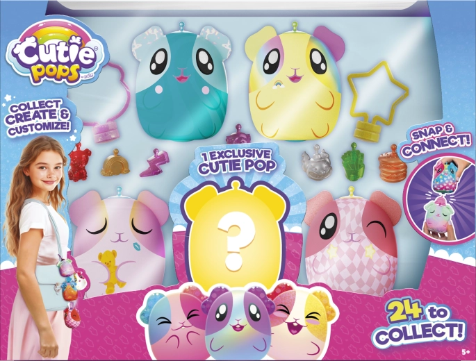 Cutie Pops seljakuti ripatsite komplekt üllatusega (5 tk) - mitu varianti