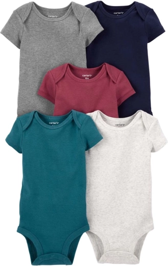 Carter's beebibodi lühikeste varrukatega, 5 tk (suurus 56)