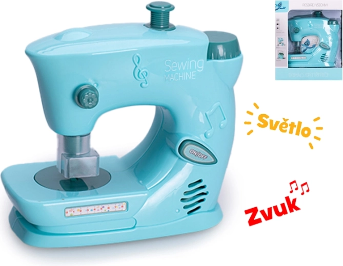 Children's sewing machine with light and sound, 15 × 15 cm