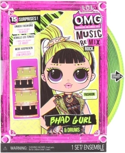 L.O.L. Surprise! OMG ReMix Rock suur õde Bhad Gurl trummidega
