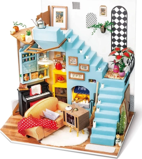 Rolife elutoa miniatuurmaja – DIY ehituskomplekt LED-valgustusega