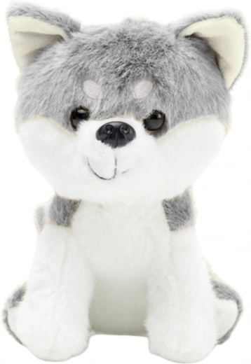 Pehme mänguasi Hunt hall-valge 20 cm