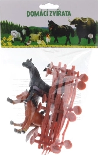 Horses with Fence in Bag