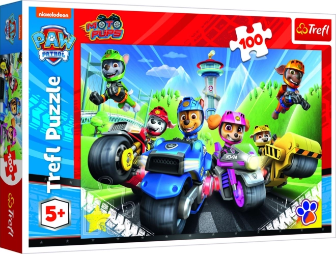 Pusle 100 tükki PAW PATROL mootorratastel
