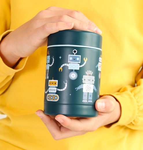 Cute robot design and easy to carry