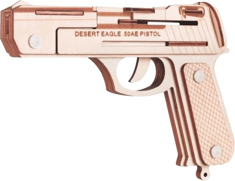 Wooden 3D Puzzle Gun Desert Eagle