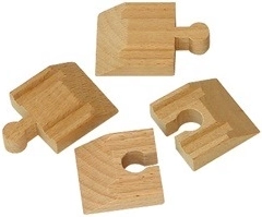 BABU rongid – ramp rööbastele 4 cm, 4 tk