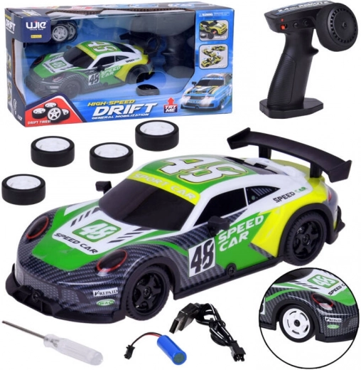 Võidusõidu driftimiseks mõeldud RC-auto