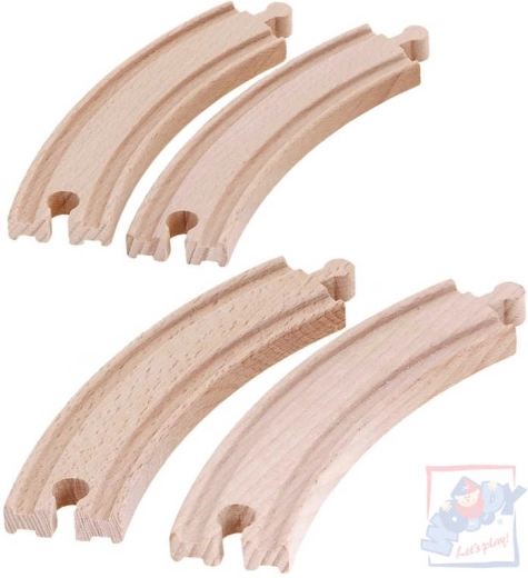 WOODY puidust pikad kaarrööpad – 4 tk